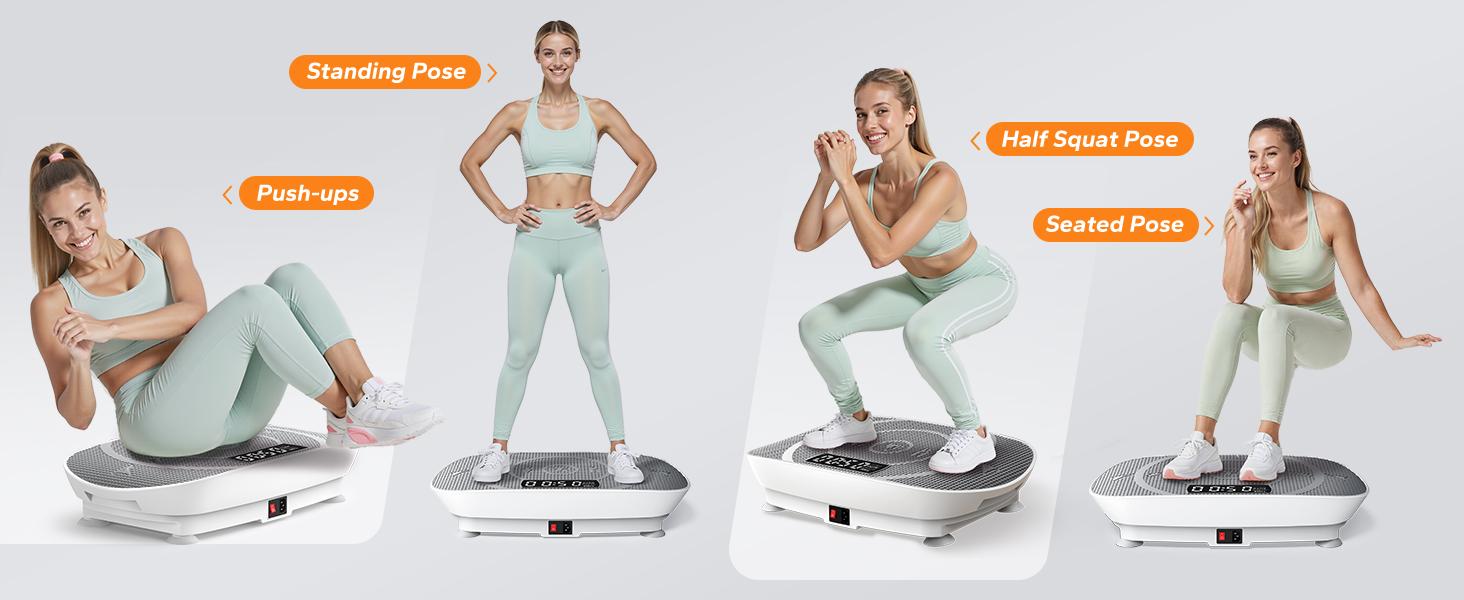 Merach Slim Vibration Plate Exercise Machine with Lymphatic Drainage Feature Compact Design Fitness Home Gym Equipment Whole Body Workout Vibrations Merach Slim Vibration Plate Exercise Machine with Lymphatic Drainage Feature Compact Design Fitness Home Gym Equipment Whole Body Workout Vibrations