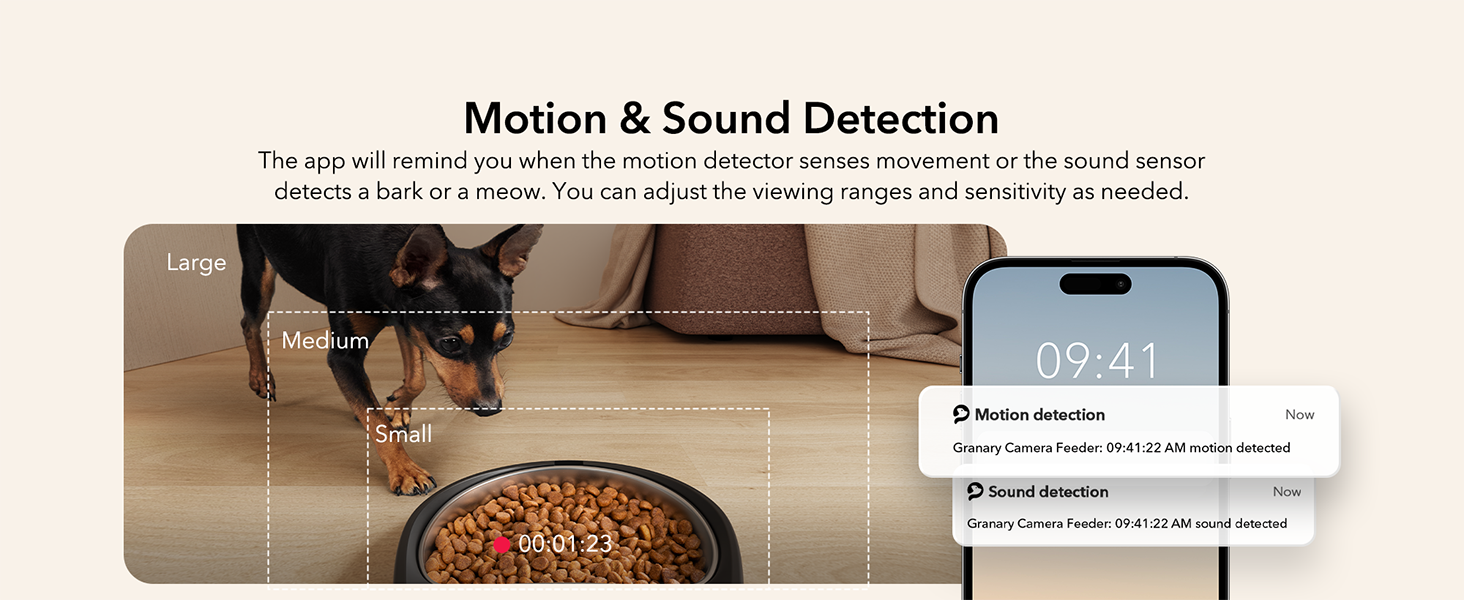 automatic dog feeder with camera